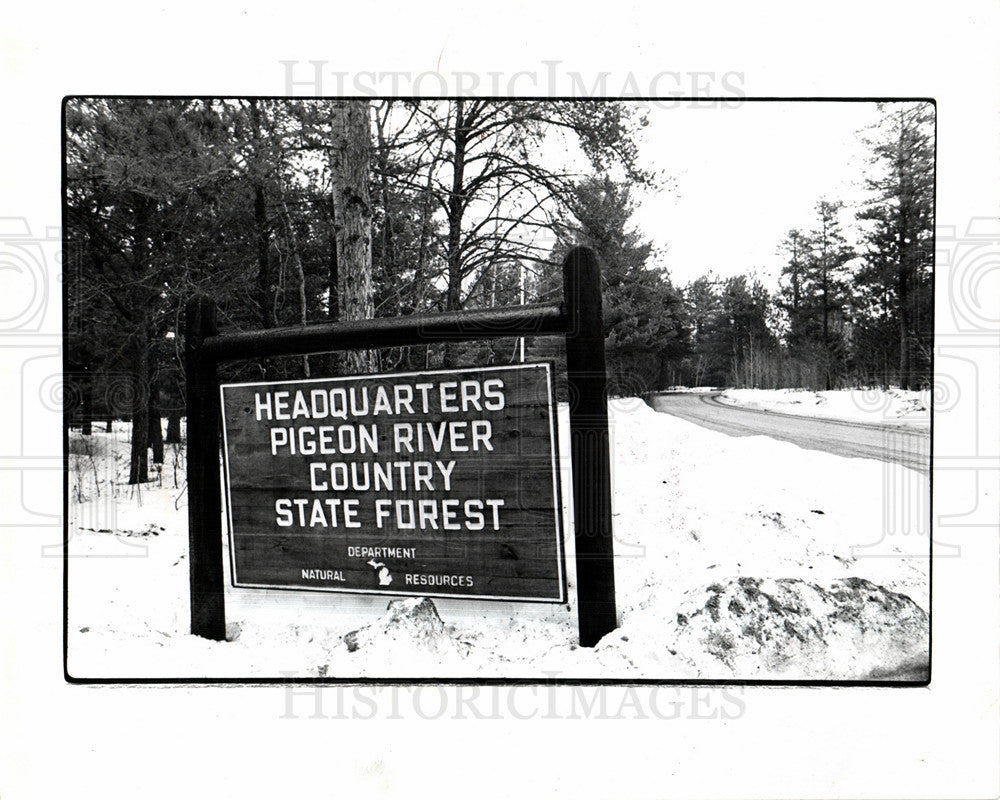 1979 Press Photo Pigeon River - Historic Images