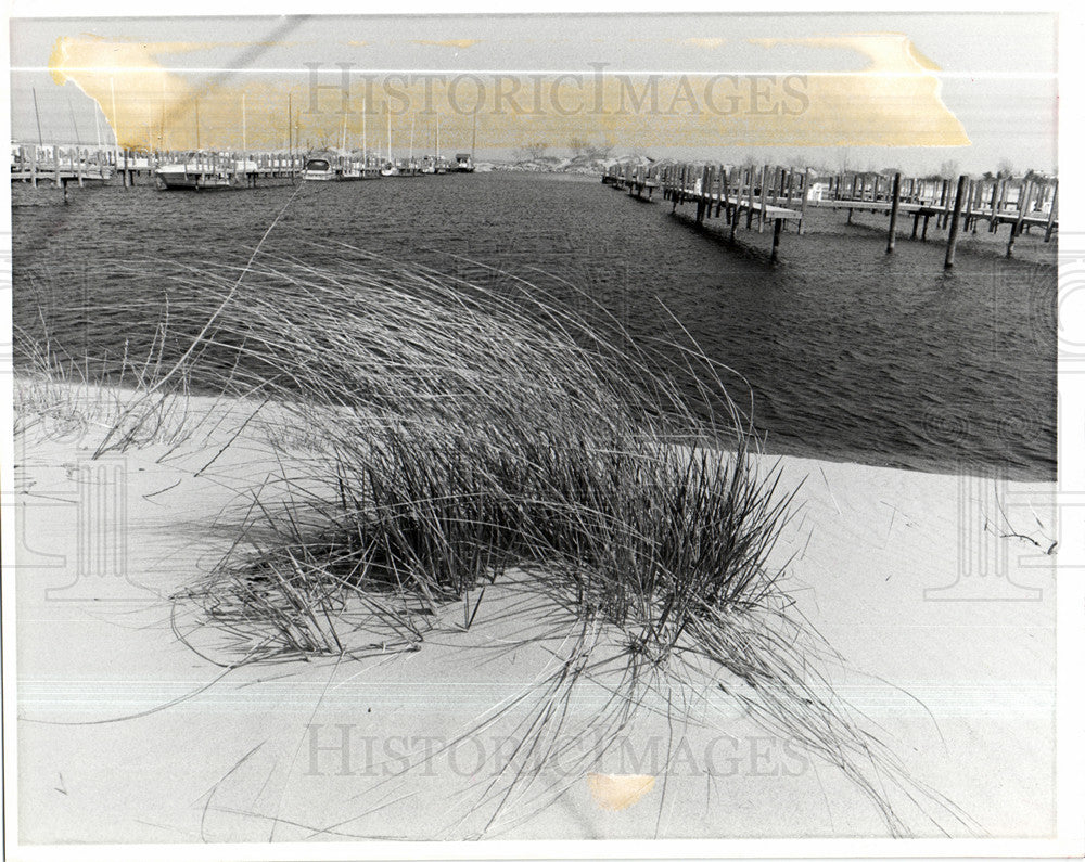 1990 Press Photo Pigeon Hill Sand Dunes - Historic Images