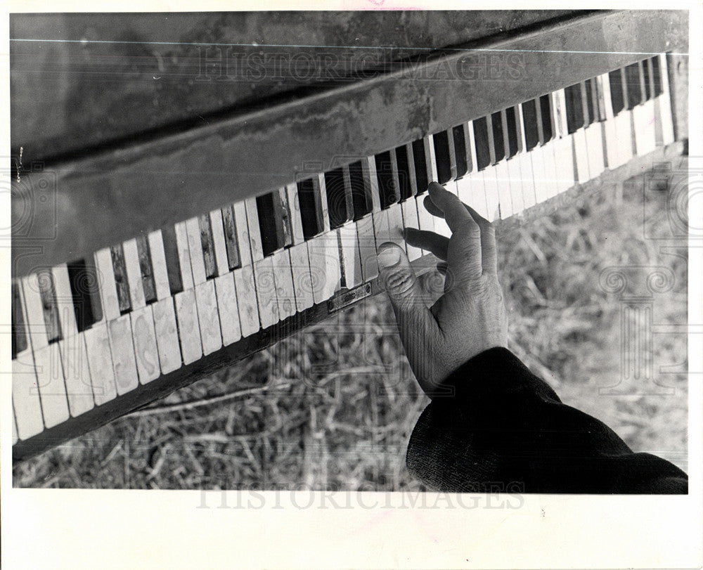 1973 Press Photo piano - Historic Images