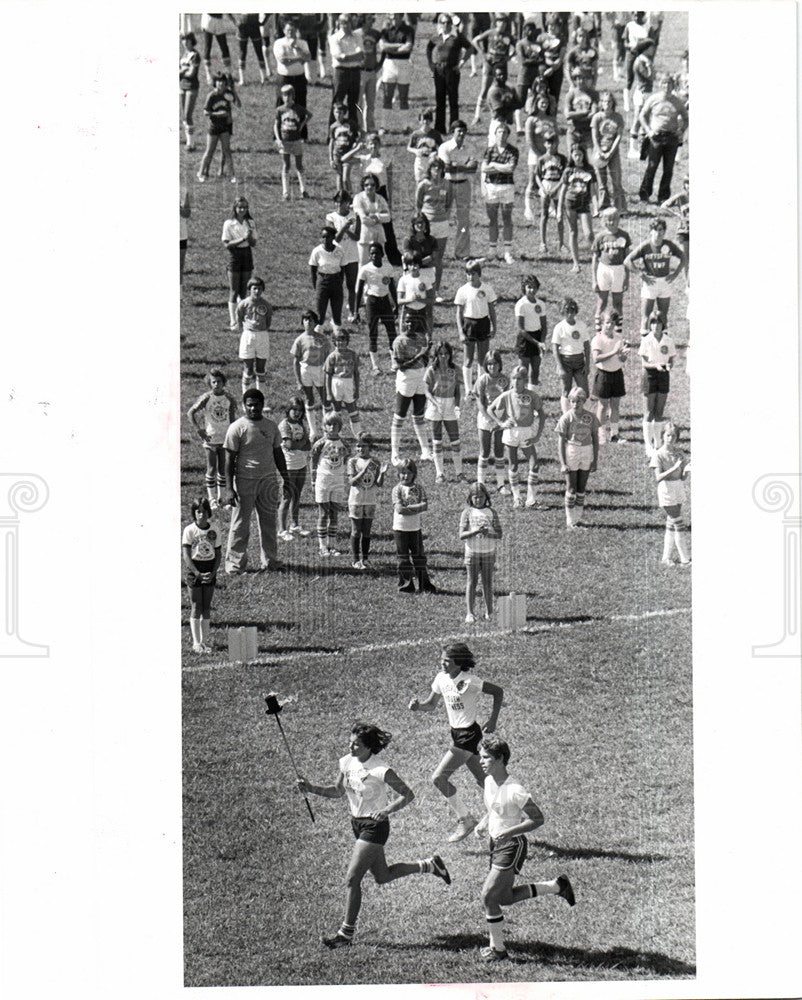 1977 Press Photo flame,  torch - Historic Images