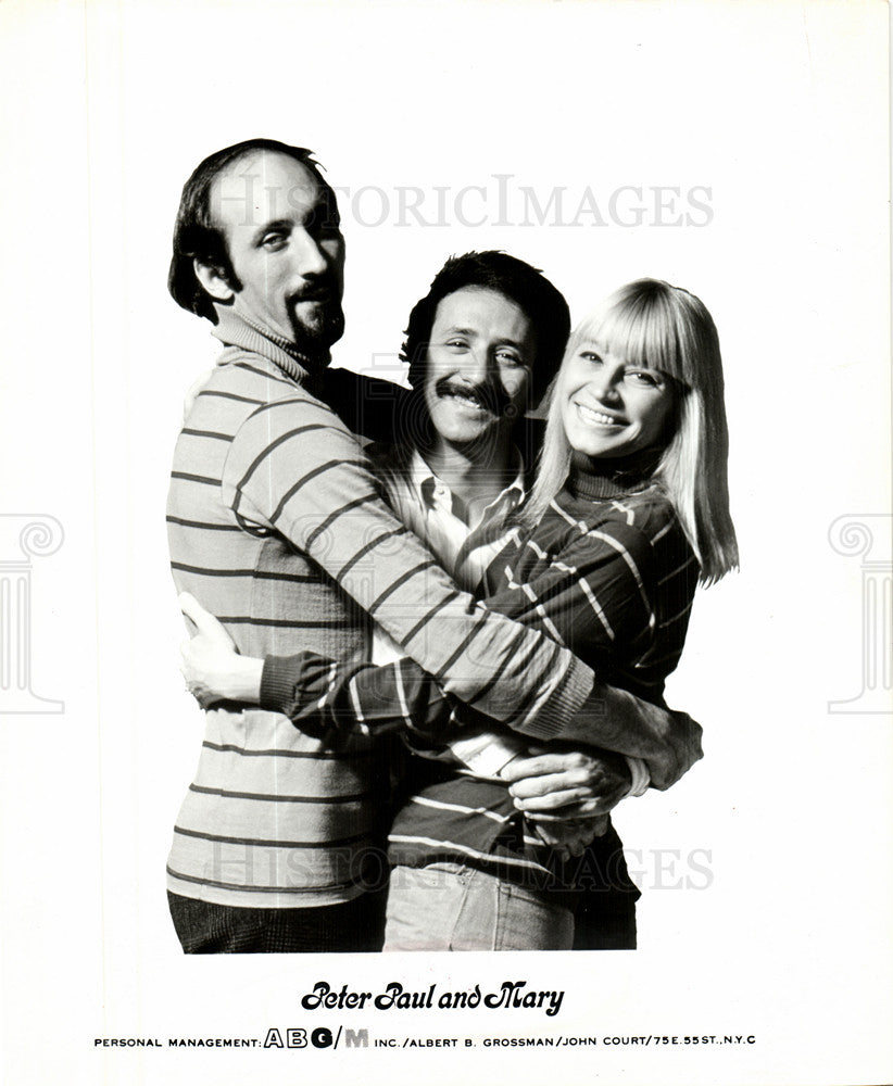 1970 Press Photo peter paul mary folk singer 1960 - Historic Images