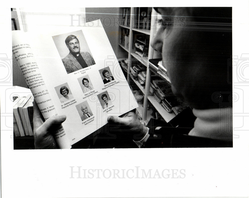 1991 Press Photo Rev. Charles Kelly Judy Maynard - Historic Images