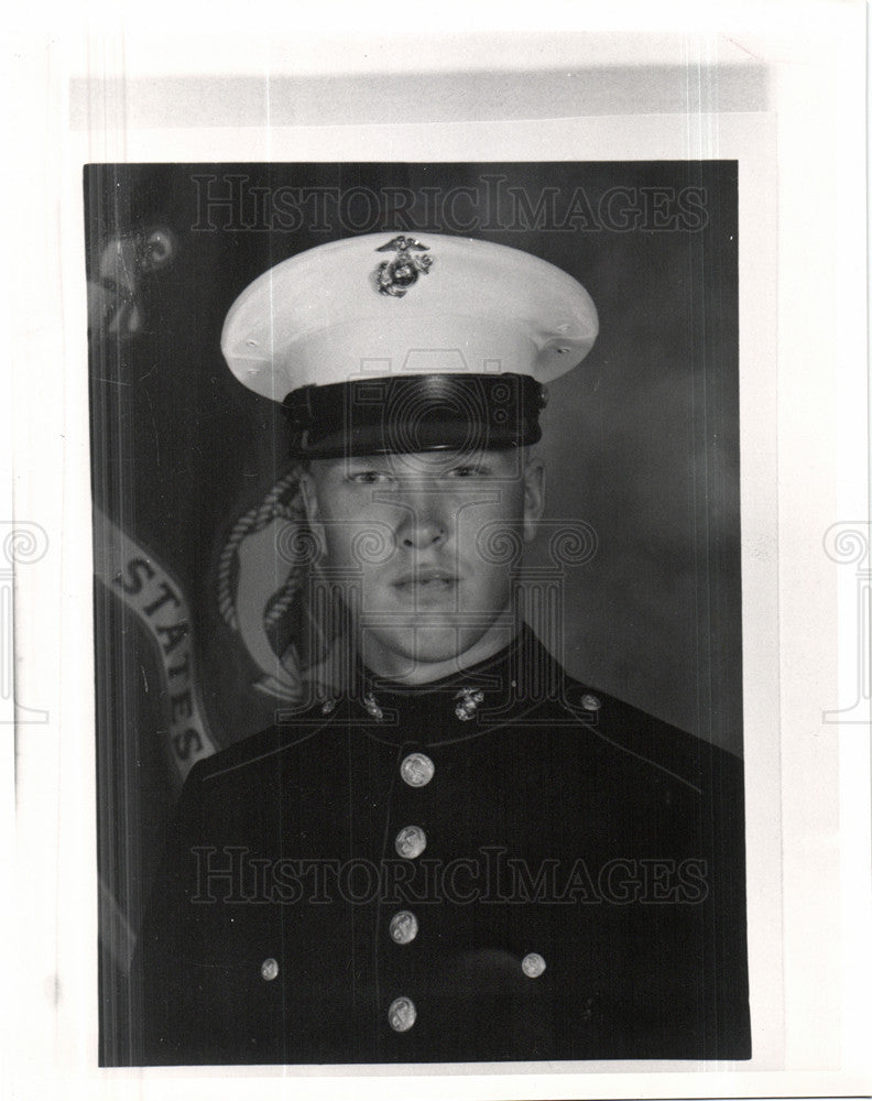 1991 Press Photo Robert Weber, uniform - Historic Images