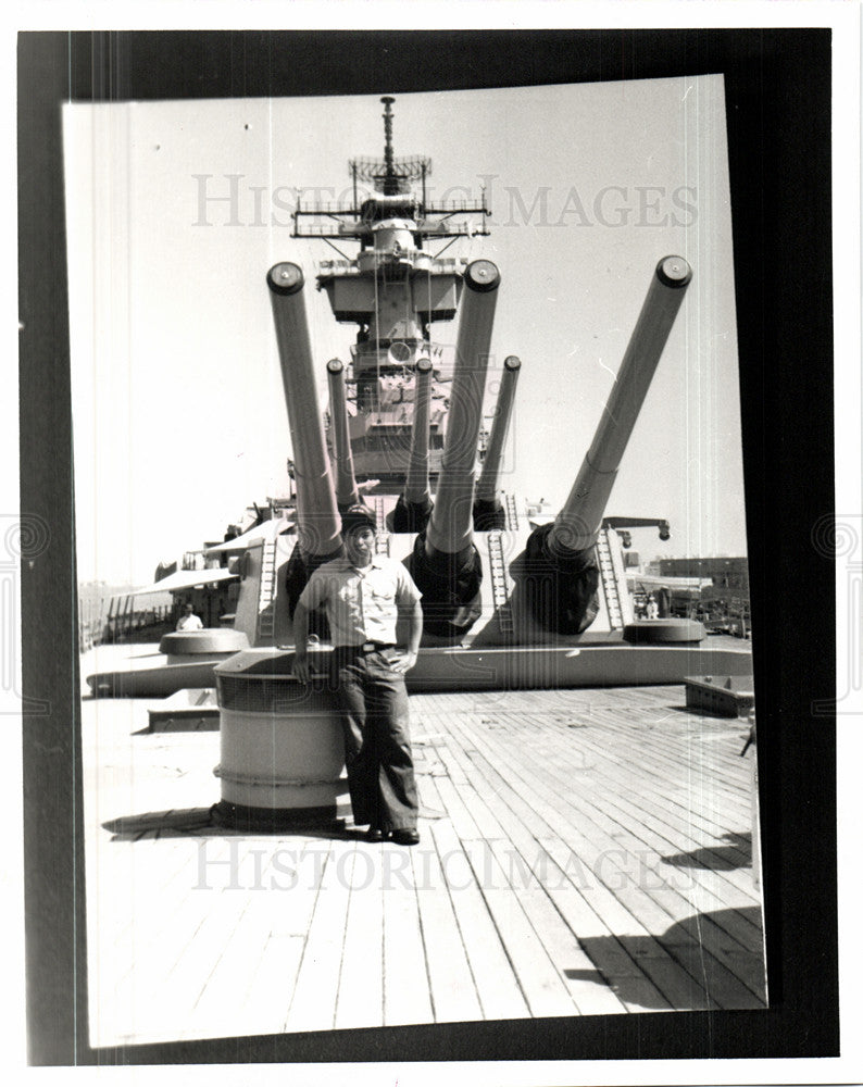 1981 Press Photo Carlo Habnil E. Abon - Historic Images