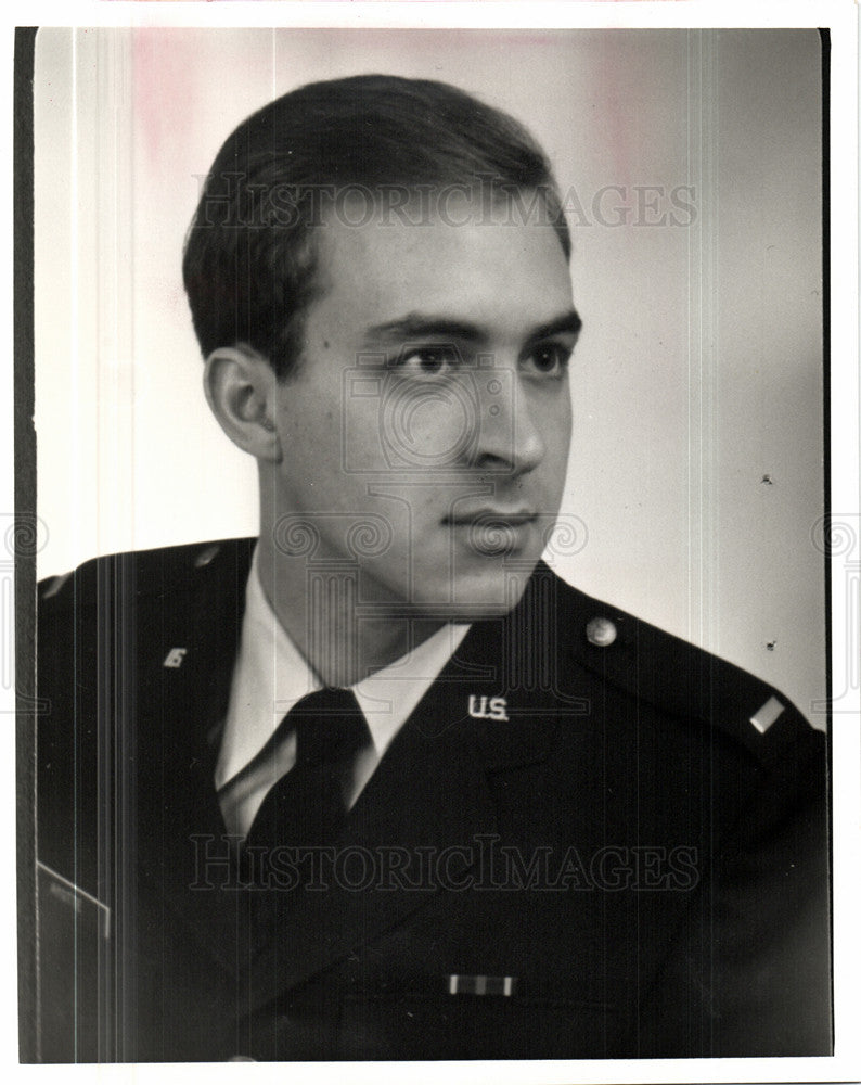 Press Photo 1st Lt. Ken Ayotte Air Force Lapeer - Historic Images