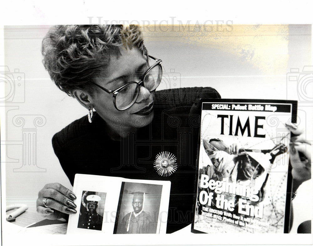 1991 Press Photo Vivian Sanders - Historic Images