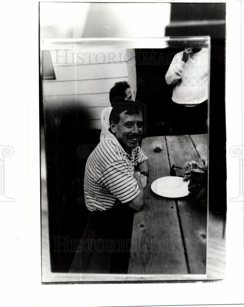 1991 Press Photo Army reservist Michael McGinnity Gulf - Historic Images