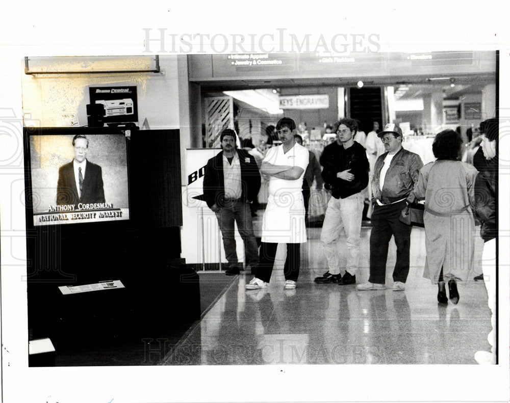 1991 Press Photo CNN, Iraq - Historic Images