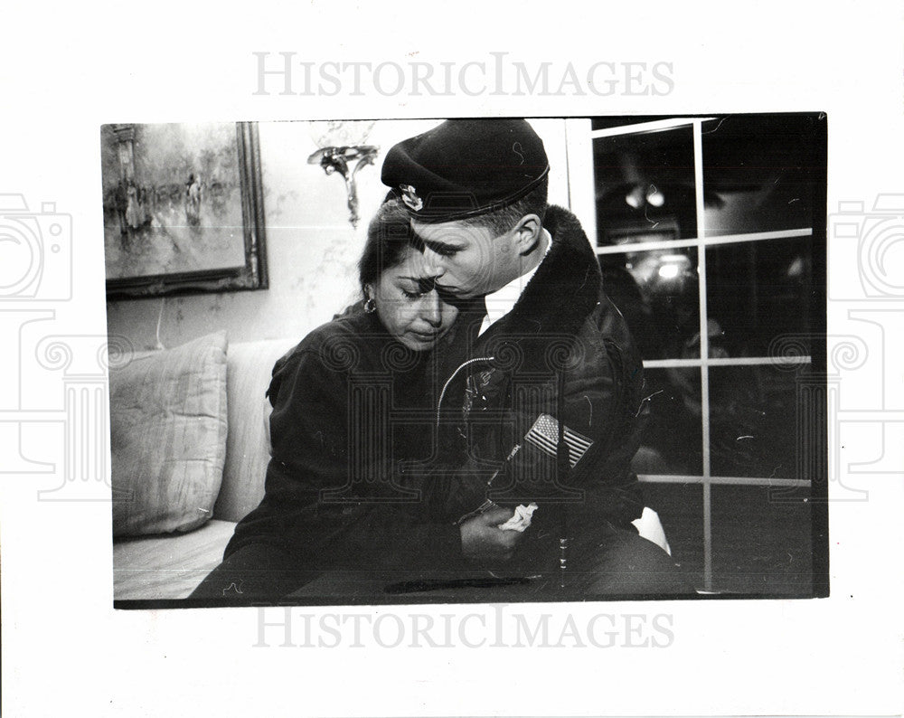 1991 Press Photo Michael Woody Air Force - Historic Images