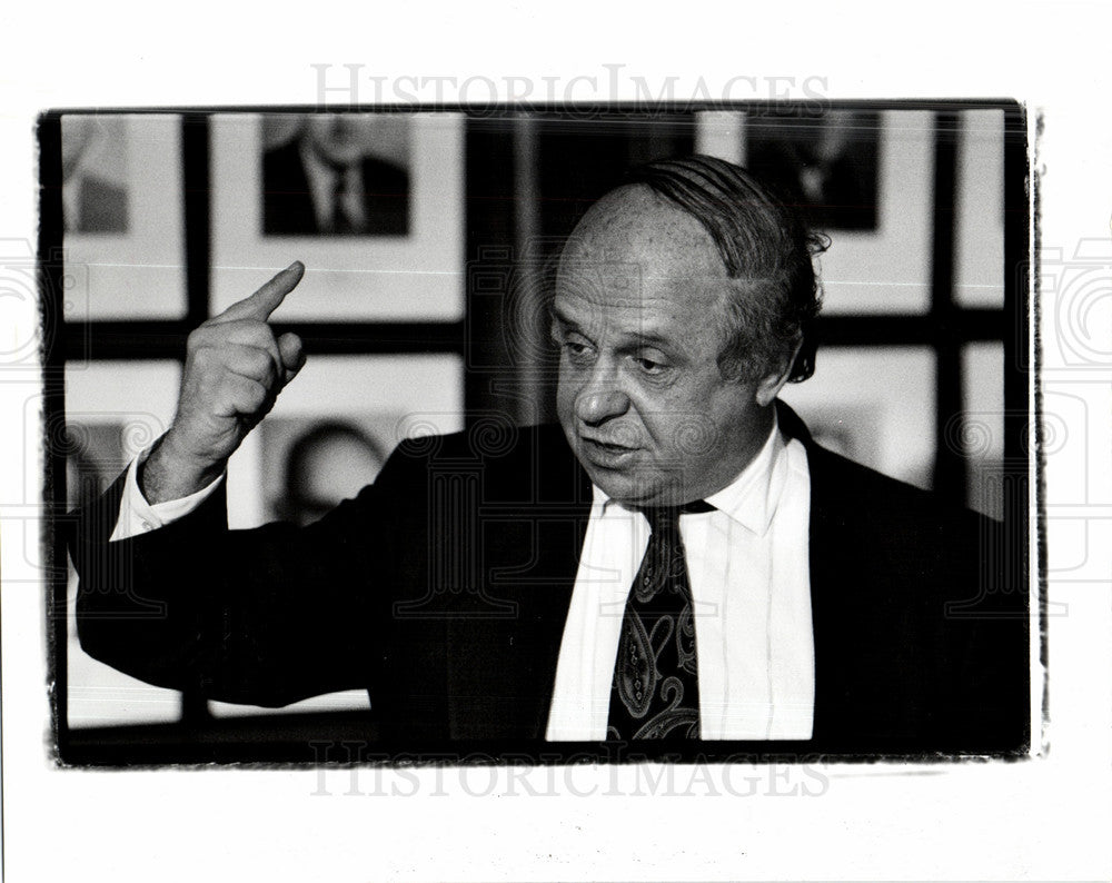 1991 Press Photo Consul General Uri Bar-Ner Crisis - Historic Images