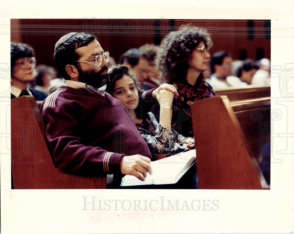 1991 Press Photo Congregation Shaarey Zedek Southfield - Historic Images