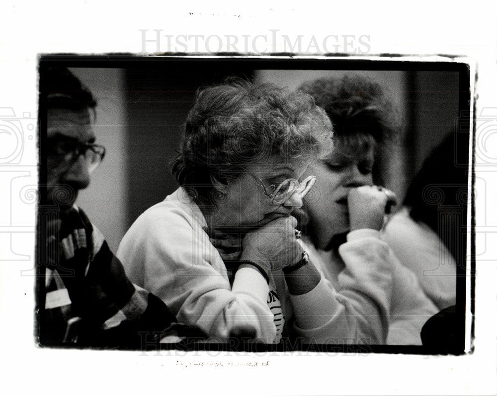 1991 Press Photo Irene Cummings Ford Senior Center - Historic Images