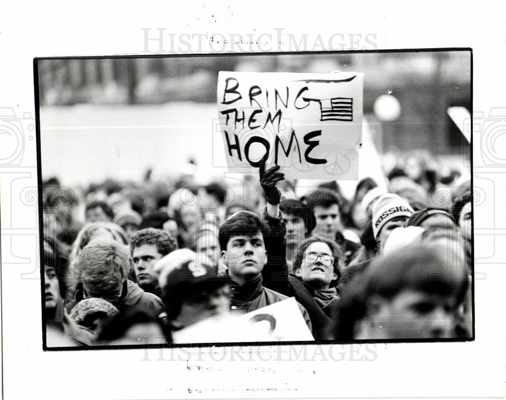 1991 Press Photo Bring Them Home - Historic Images