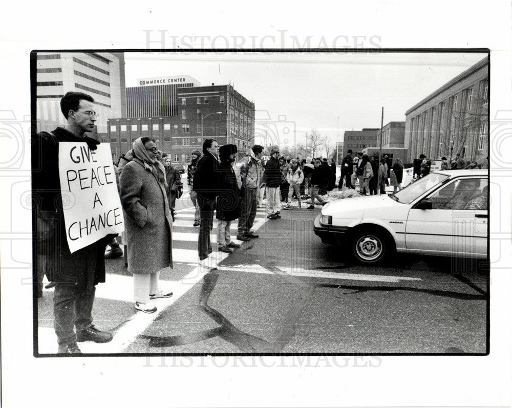 1991 Press Photo President Bush - Historic Images