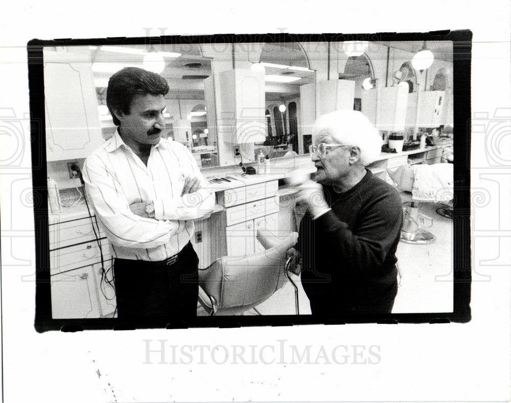 1991 Press Photo Khaled Cholak,Gussie Rochman - Historic Images