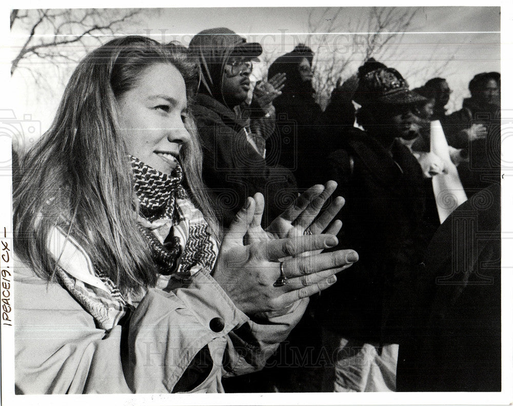 1991 Press Photo Jennifer Van Valey University Michigan - Historic Images