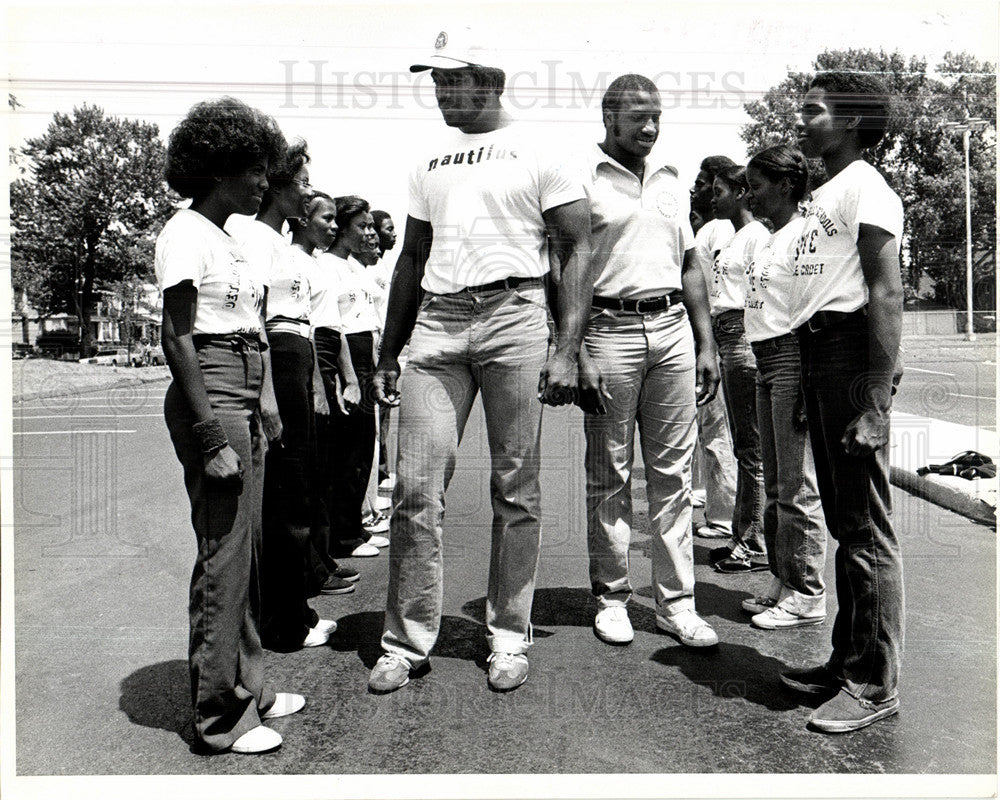 1973 Press Photo Detroit Police Teach Children - Historic Images