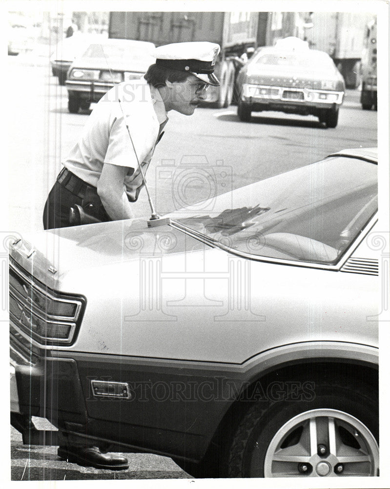 1976 Press Photo police, police action, shots, - Historic Images