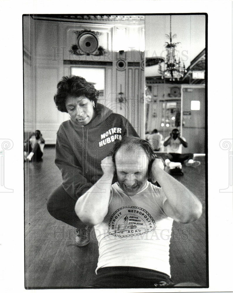 1986 Press Photo Sylvia Hubbard Joseph Mairorano police - Historic Images