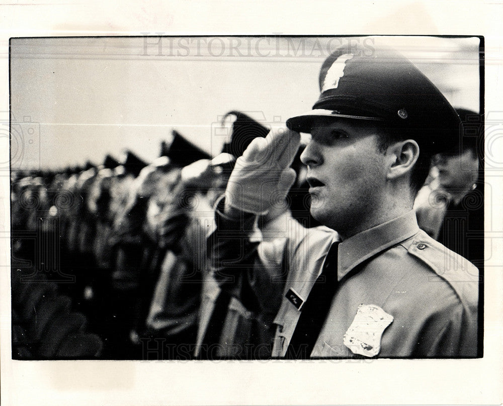 1947 Press Photo Police academy training school - Historic Images