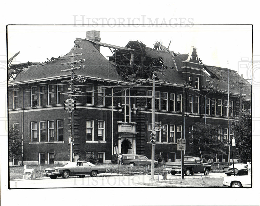 1981 Press Photo Poletown city Michigan - Historic Images