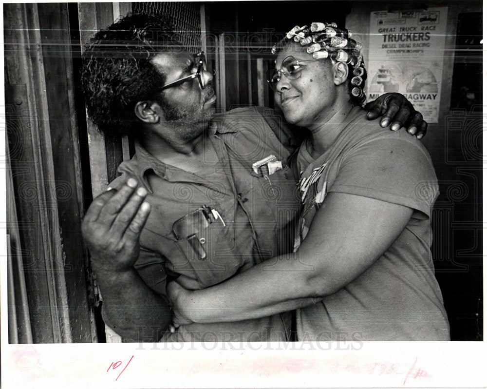 1981 Press Photo Poletown Detroit - Historic Images