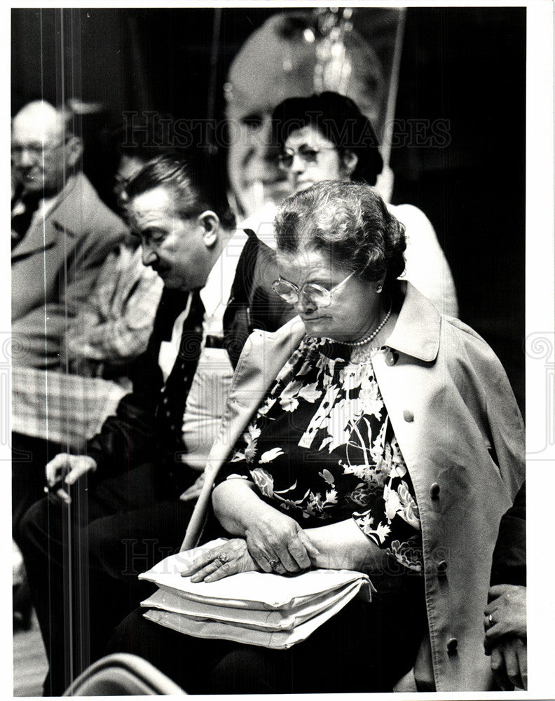 1981 Press Photo Immaculate Conception Church members - Historic Images