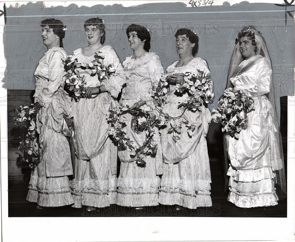 1954 Press Photo Dwight Wilson The Players - Historic Images