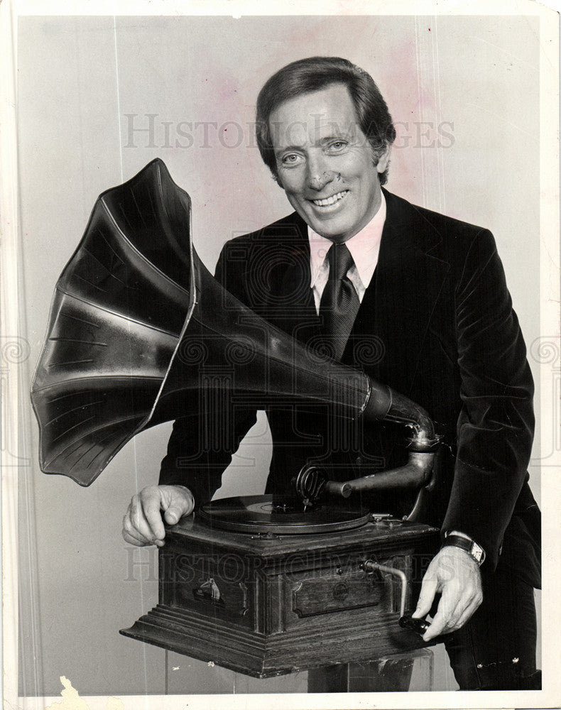 1971 Press Photo Andy Williams Grammy - Historic Images