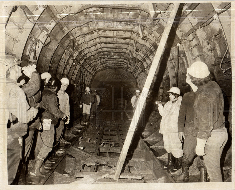 1972 Press Photo Port Huron Tunnel - Historic Images