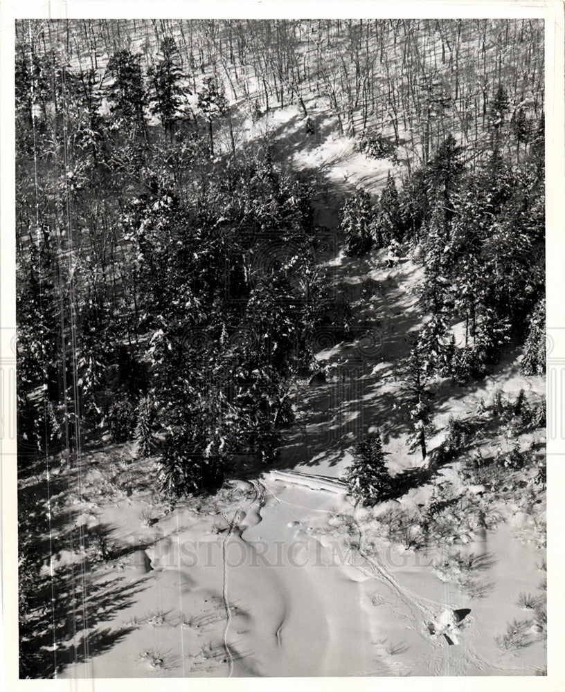 Press Photo Porcupine Mountains Michigan - Historic Images