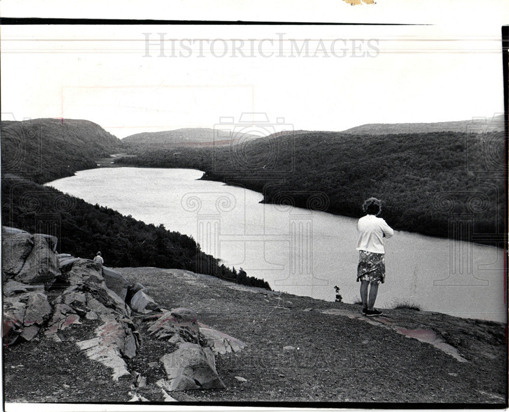 1965 Press Photo Michigan&#39;s Porkies&#39;--A last Frontier - Historic Images