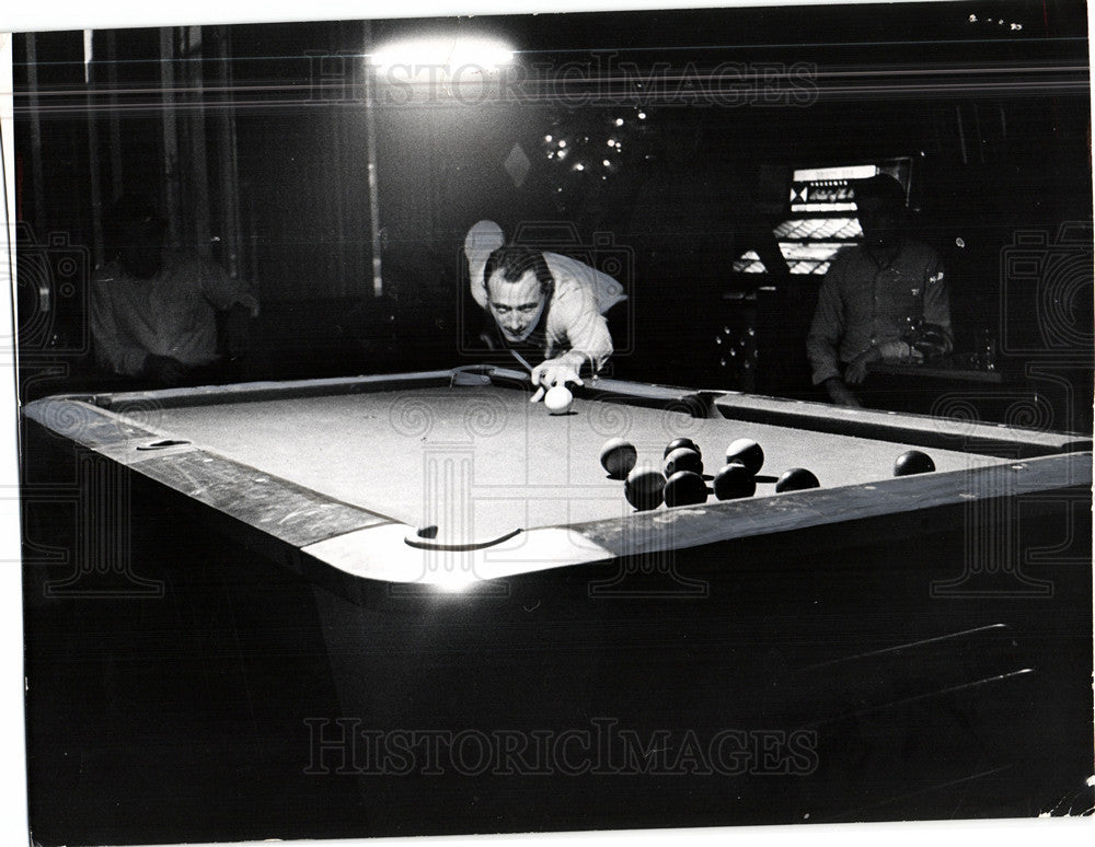 1966 Press Photo David Smith poolplayer Detroit scouts - Historic Images