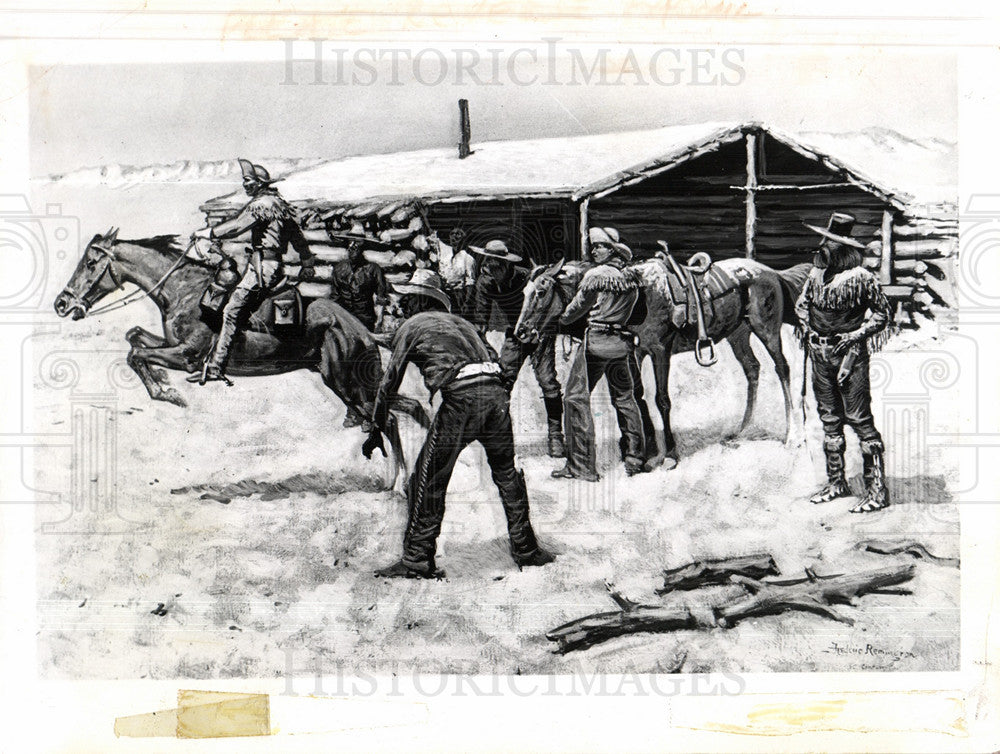 1960 Press Photo Pony Express fast mail service - Historic Images