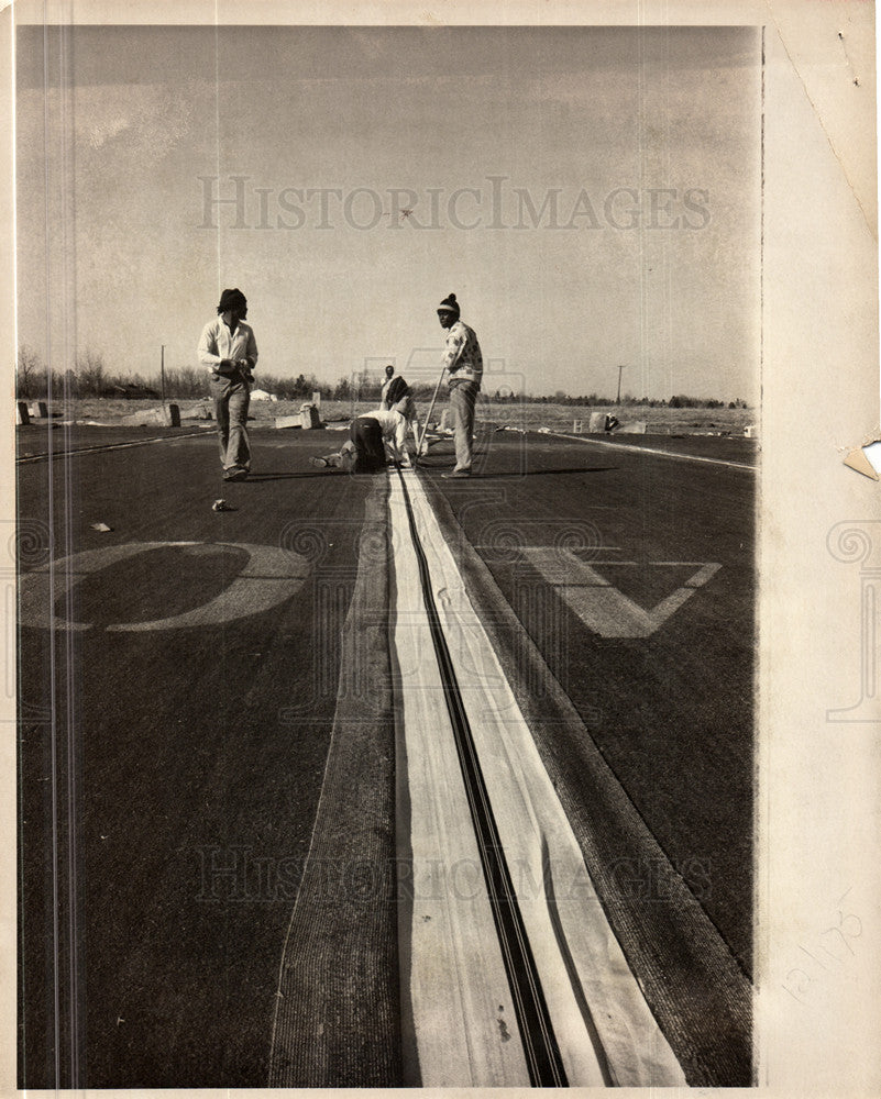 1980 Press Photo Pontiac Silverdome stadium Pontiac - Historic Images