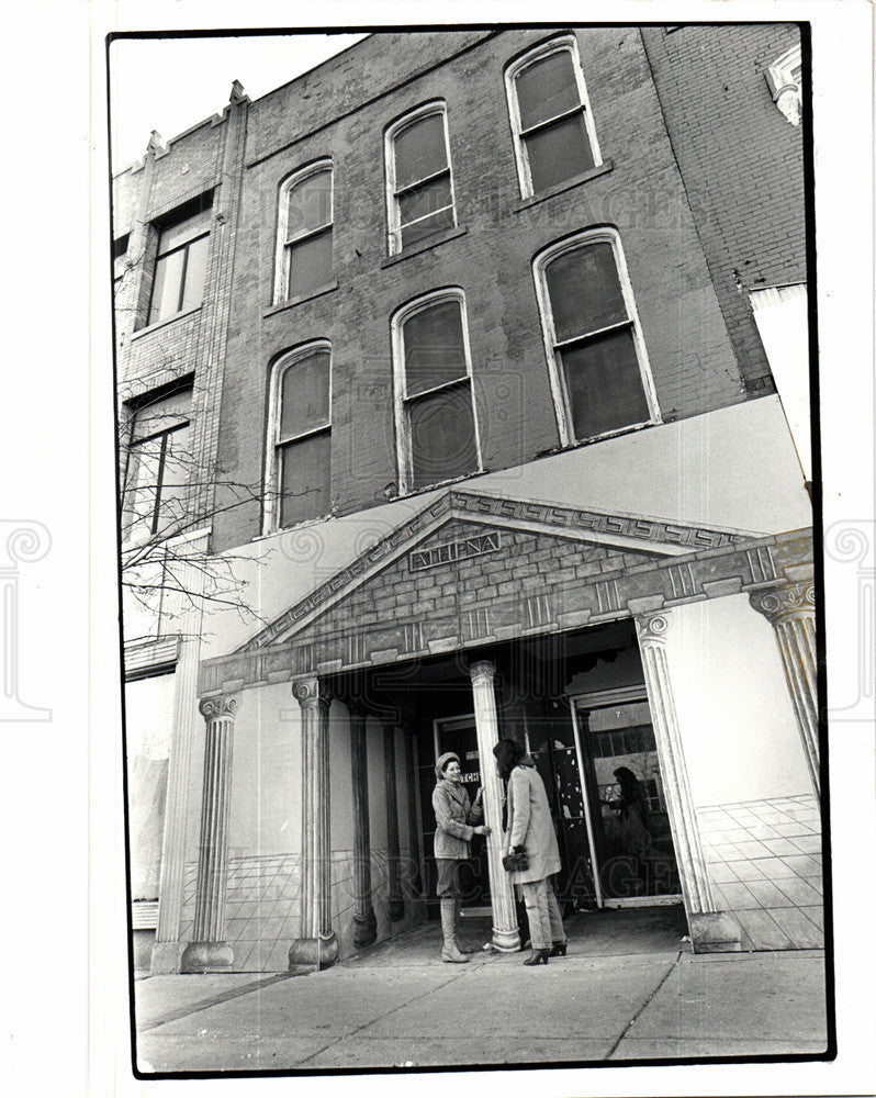 1982 Press Photo downtown buildings New Orieans Street - Historic Images