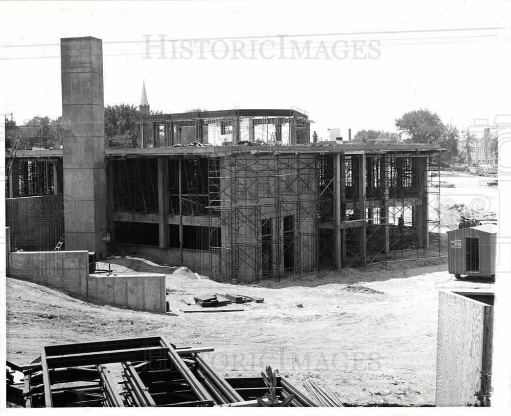 1964 Press Photo Pontiac Michigan School Urban Renewal - Historic Images