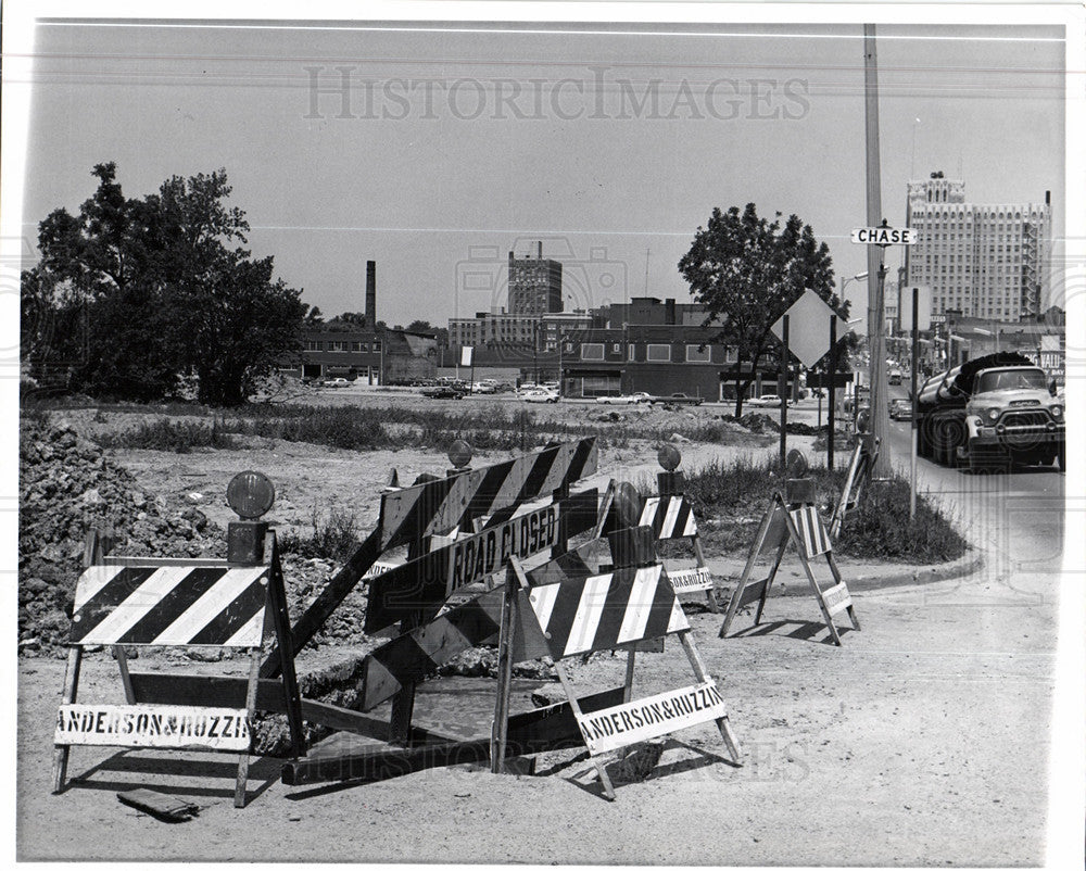 1964 Press Photo Pontiac Michigan Land Development - Historic Images