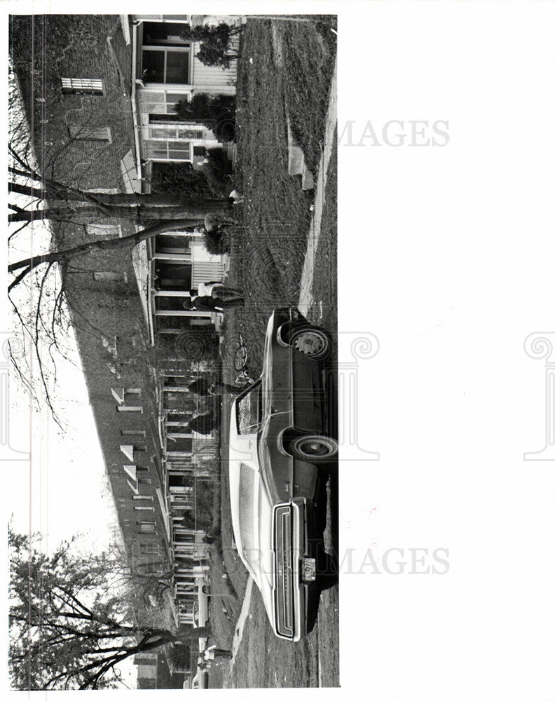 Press Photo Pontiac Michigan West Blvd - Historic Images