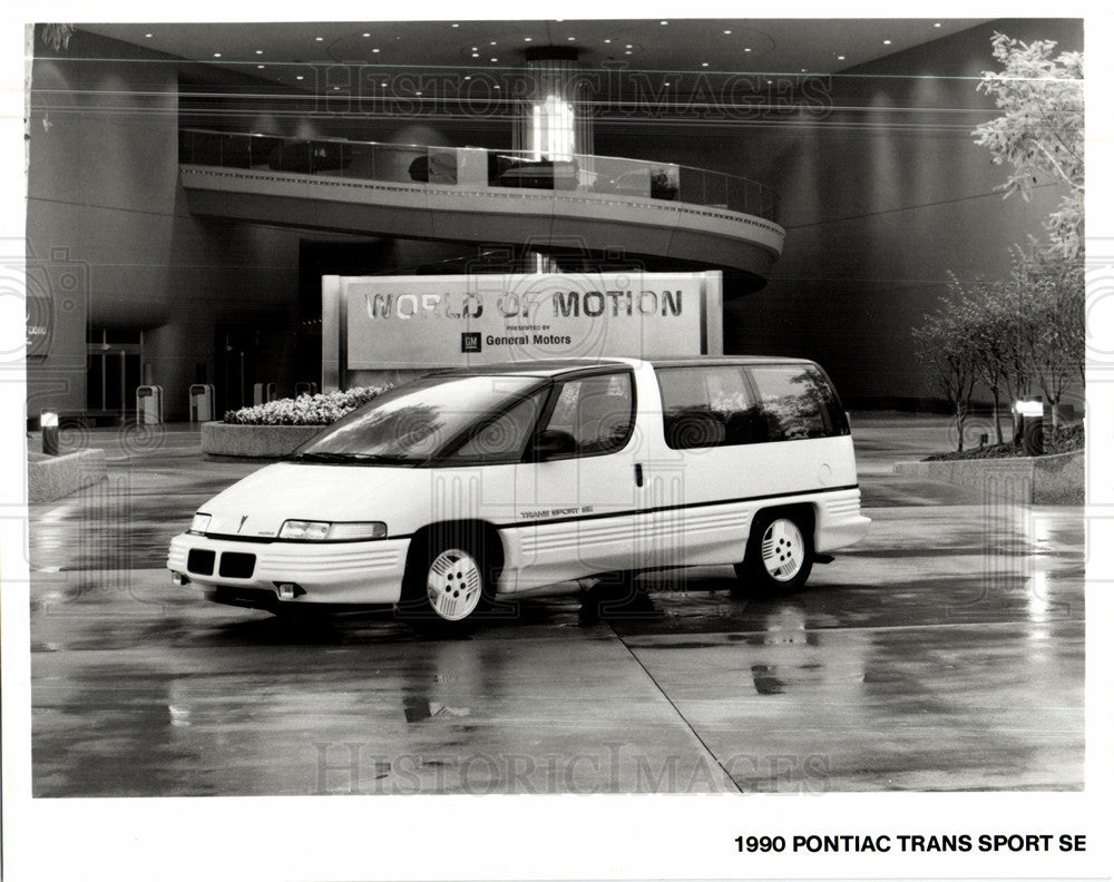 Press Photo Pontiac General Motors Mini Vans - Historic Images