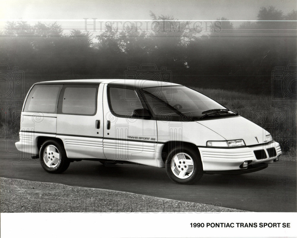 1989 Press Photo Pontiac Trans Sport Chevrolet Lumina - Historic Images