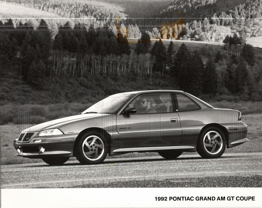 1992 Press Photo 1992, Pontiac, Grand AM, GT, car - Historic Images