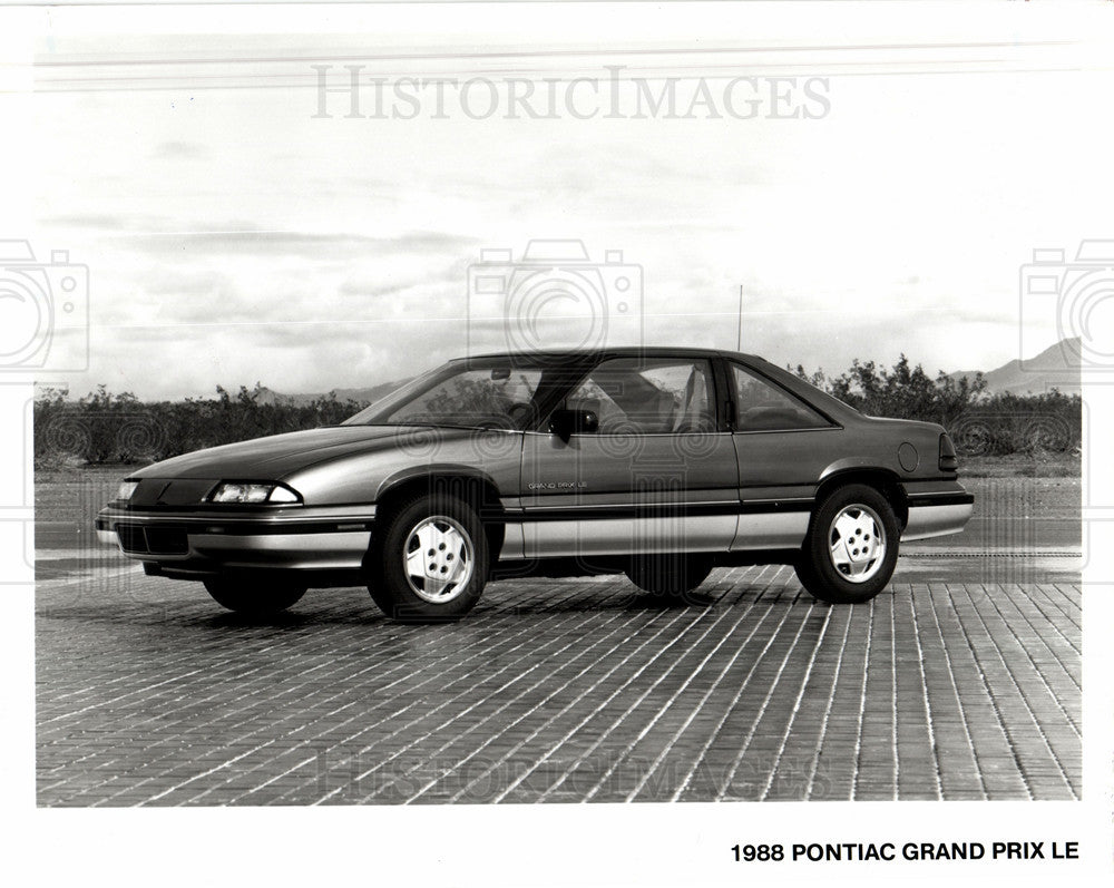 1987 Press Photo Grand Prix, Pontiac, 1988, LE - Historic Images