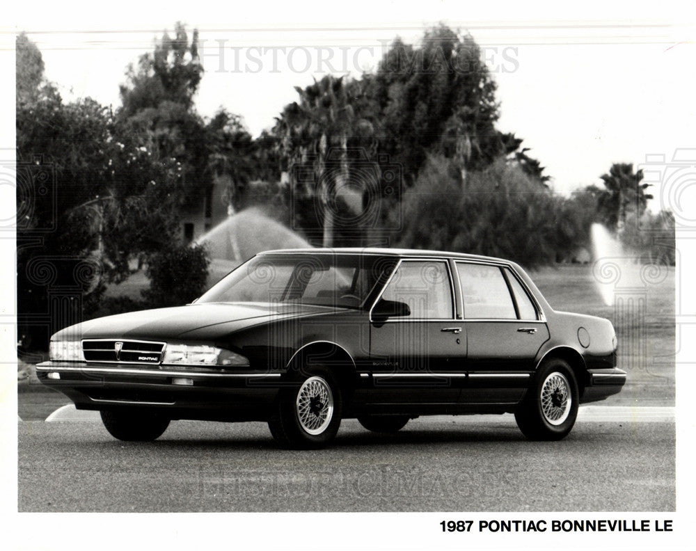 1986 Press Photo Pontiac GM Automobile Motor Detroit - Historic Images