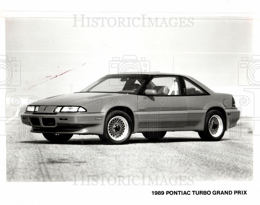 1989 Press Photo 1989 Pontiac Turbo Grand Prix, car - Historic Images