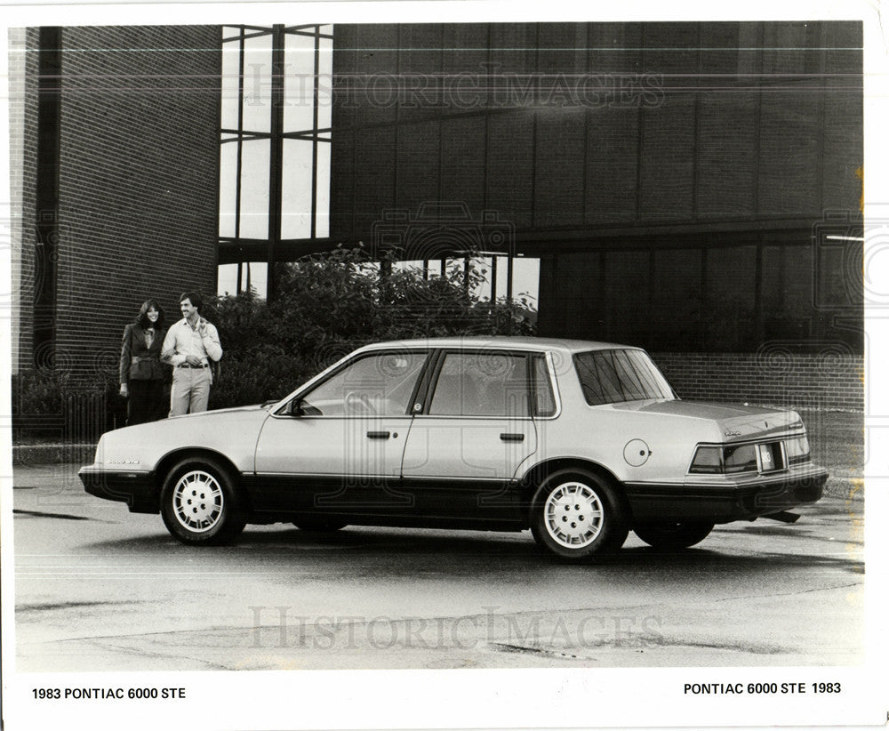 1983 Press Photo 1983 Pontiac 6000 STE, automobile, car - Historic Images