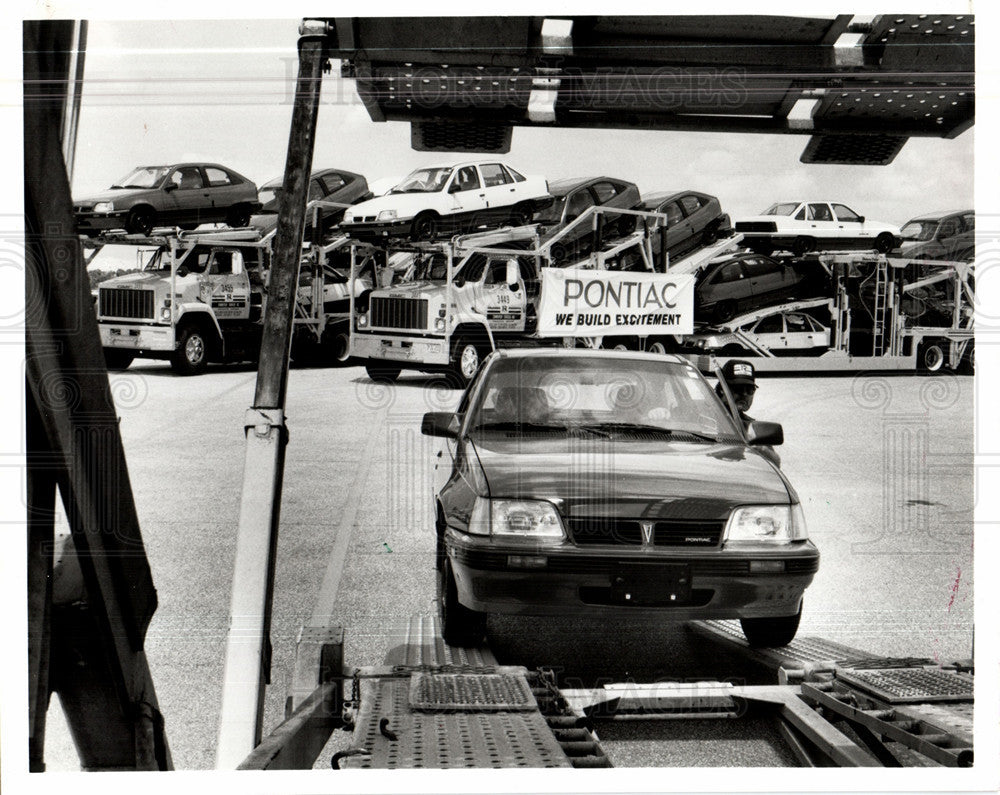 1987 Press Photo Pontiac GM Automobile Motor Detroit - Historic Images