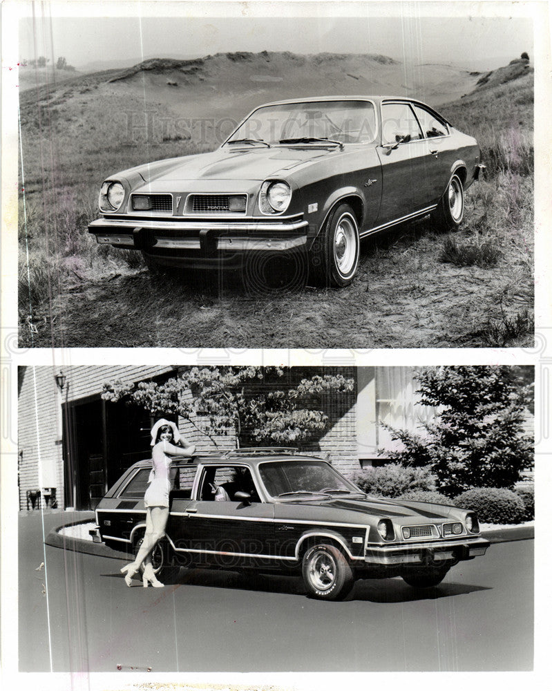 1974 Press Photo Pontiac Astre subcompact 1975 model - Historic Images