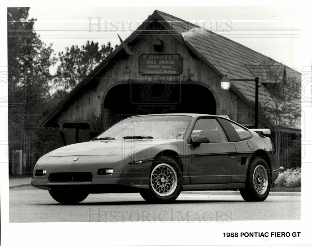 1988 Press Photo Pontiac Fiero GT 1988 General Motors - Historic Images