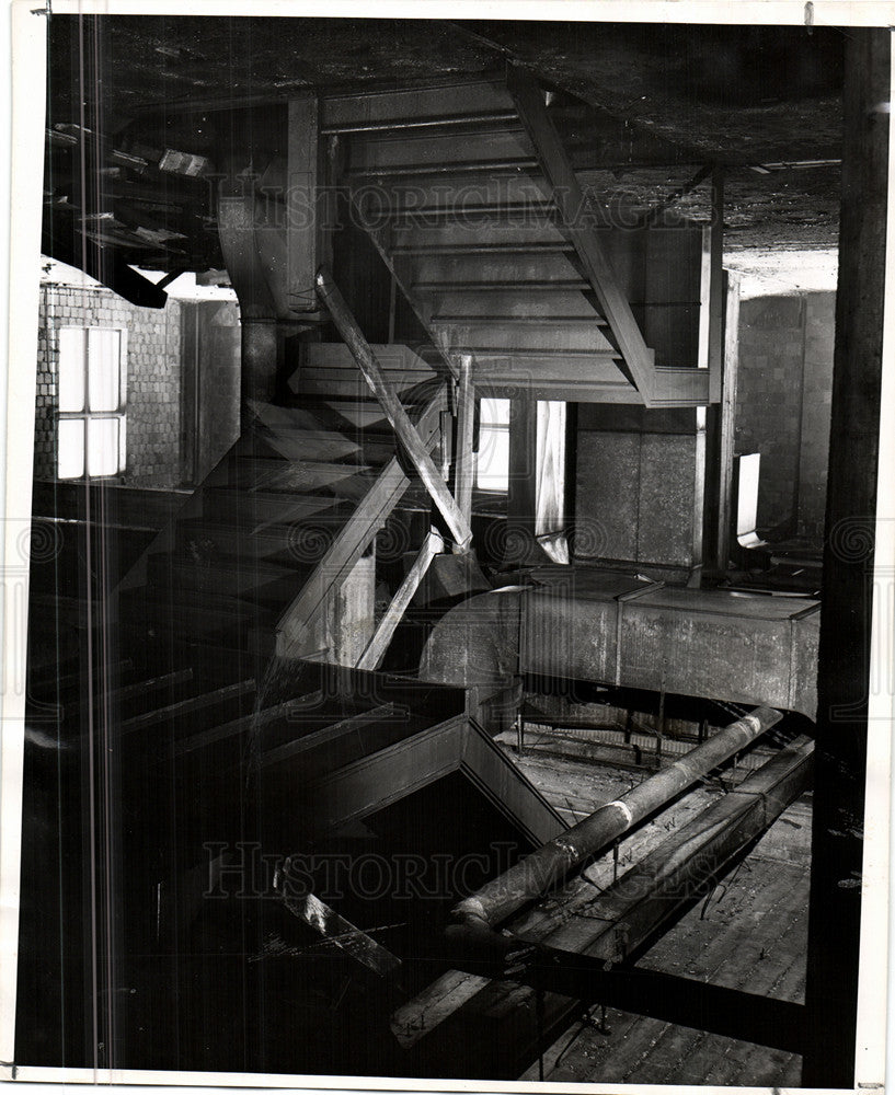 1946 Press Photo Pontchartrain Club stairway - Historic Images
